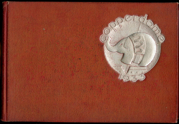 1933 Shorewood High School Yearbook, the Copperdome, Shorewood, Milwaukee, Wisconsin