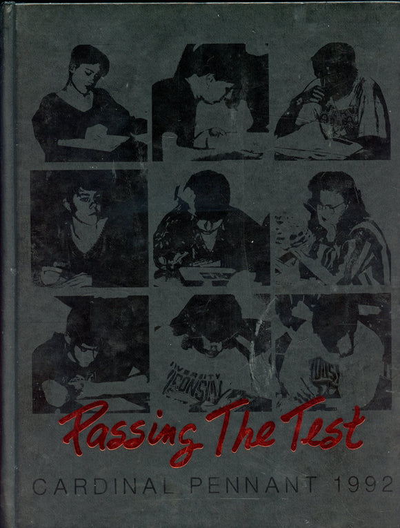 1992 Wauwatosa East High School Yearbook, the Cardinal Pennant, Wauwatosa, Milwaukee, Wisconsin - Carey's Emporium