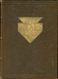 1924 Freeport High School Yearbook, the Polaris, Freeport, Illinois