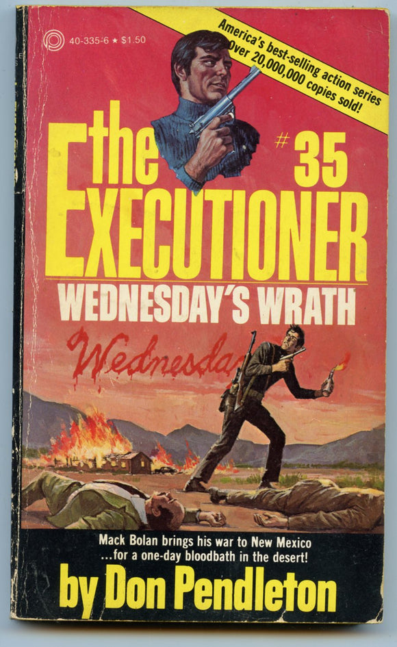 Wednesday's Wrath, by Don Pendleton, The Executioner No. 35