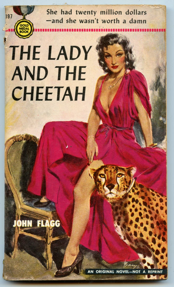 Lady and the Cheetah, by John Flagg