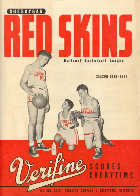 Sheboygan Red Skins 1948-49 Scorebook, NBL National Basketball League﻿, Their last year in the National Basketball League - Carey's Emporium