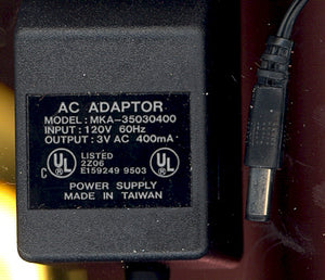 MKA-35030400, AC Adaptor - Carey's Emporium