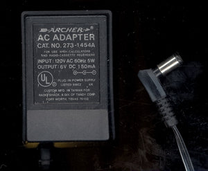 Archer, 273-1454A, AC Adapter - Carey's Emporium