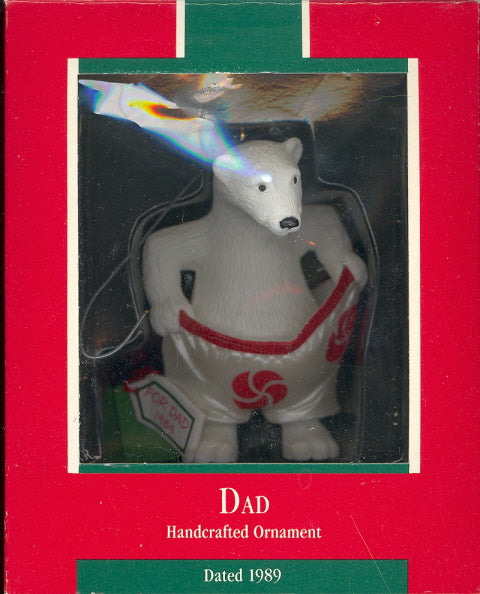 Dad, QX441-2, 1989 Hallmark Keepsake Ornament - Carey's Emporium