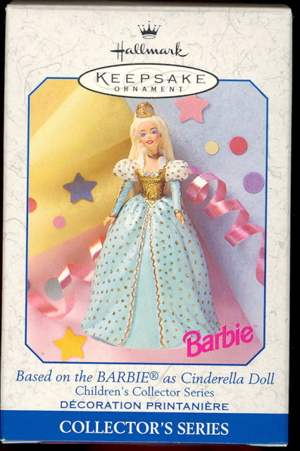 Barbie as Cinderella, QEO8327, 1999 Hallmark Keepsake Ornament - Carey's Emporium