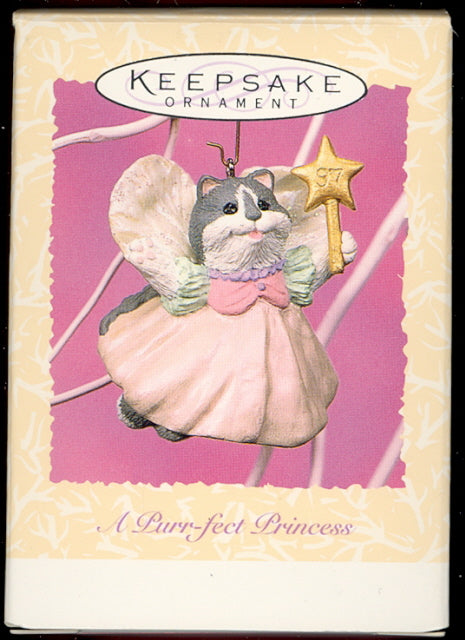 A Purr-fect Princess, QEO8715, 1997 Hallmark Keepsake Ornament - Carey's Emporium