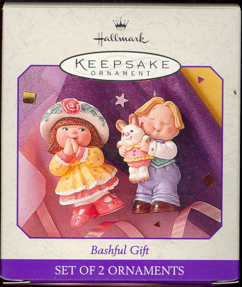 Bashful Gift, QEO8446, 1998 Hallmark Keepsake Ornament - Carey's Emporium