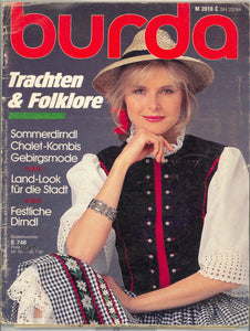 1984 Burda Magazine, German, 1984 Bestellnummer - Carey's Emporium