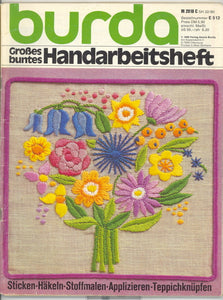 1980 Burda Grobes Buntes Handarbeitsheft Magazine, German, 1980 - Carey's Emporium