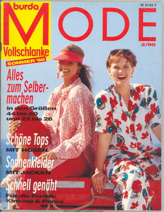 1990 Burda Mode Magazine, German, Summer, 1990 - Carey's Emporium