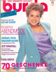 1990 Burda Magazine, German, November, 1990 - Carey's Emporium