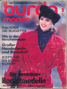 1986 Burda Moden Magazine, German, September, 1986 - Carey's Emporium