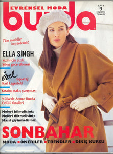 1994 Burda Magazine, Turkish, September, 1994 - Carey's Emporium