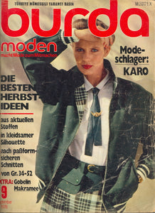 1978 Burda Moden Magazine, German, September, 1978 - Carey's Emporium