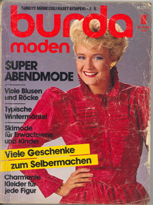 1982 Burda Moden Magazine, German, November, 1982 - Carey's Emporium