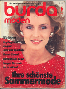 1983 Burda Moden Magazine, German, May, 1983 - Carey's Emporium