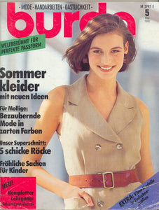 1990 Burda Magazine, German, May, 1990 - Carey's Emporium