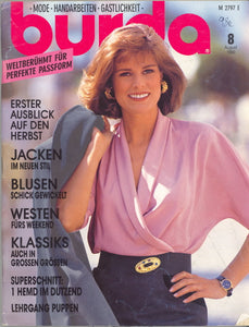 1990 Burda Magazine, German, August, 1990 - Carey's Emporium