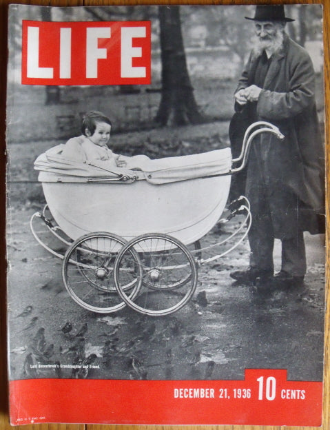 1936 Life Magazine, Lord Beaverbrooks Granddaughter and Friend, December 21, 1936