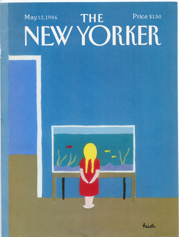 1986 New Yorker Magazine Cover, May 12, 1986﻿, Cover Only - Carey's Emporium