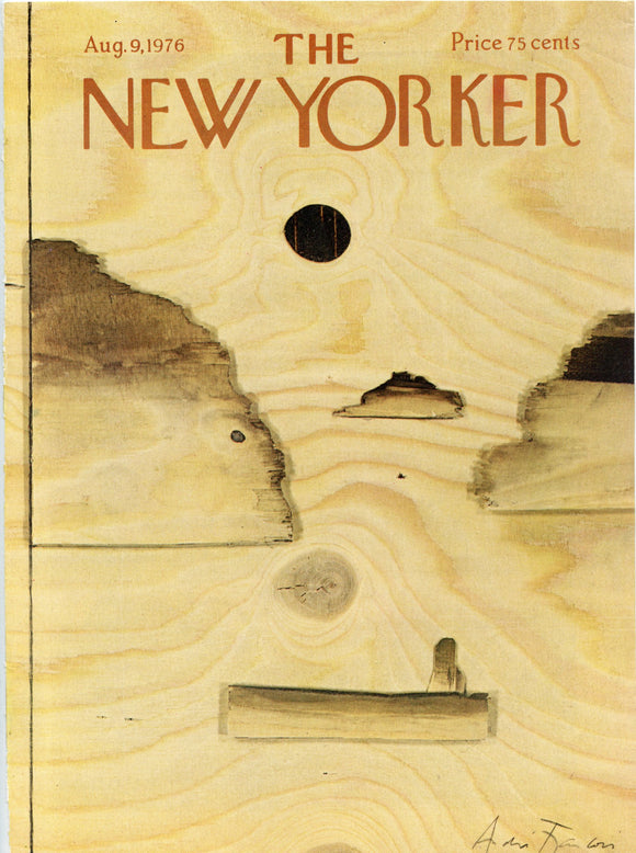 1976 New Yorker Magazine Cover, August 9, 1976﻿, Cover Only - Carey's Emporium