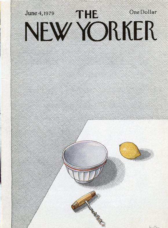 1979 New Yorker Magazine Cover, June 4, 1979, Cover Only - Carey's Emporium