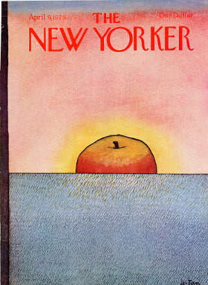 1979 New Yorker Magazine Cover, April 9, 1979﻿, Cover Only - Carey's Emporium