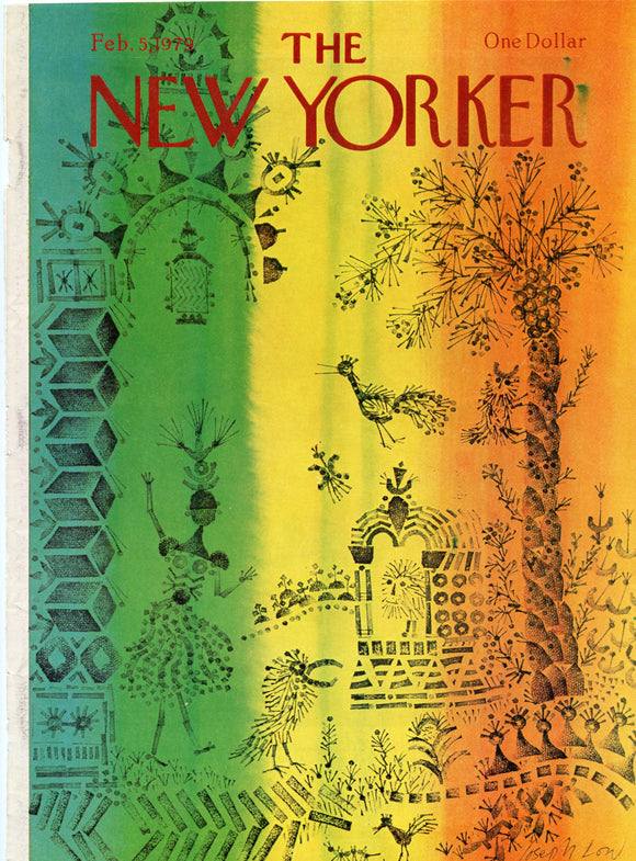1979 New Yorker Magazine Cover, February 5, 1979, Cover Only - Carey's Emporium