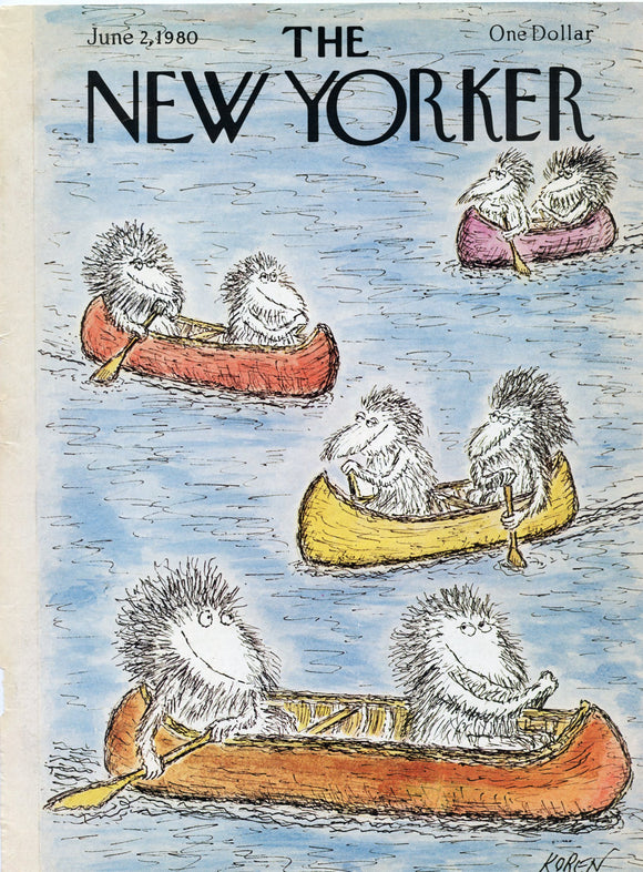 1980 New Yorker Magazine Cover, June 2, 1980, Cover Only - Carey's Emporium