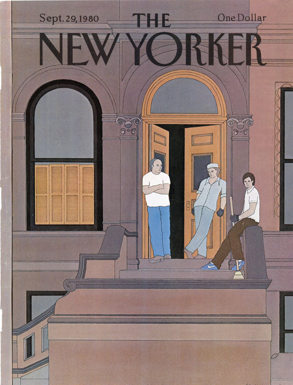 1980 New Yorker Magazine Cover, September 29, 1980﻿, Cover Only - Carey's Emporium