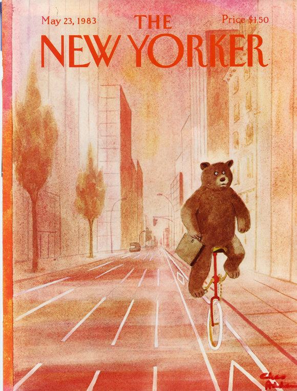 1983 New Yorker Magazine Cover, May 23, 1983﻿, Cover Only - Carey's Emporium