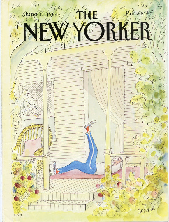 1984 New Yorker Magazine Cover, June 11, 1984﻿, Cover Only - Carey's Emporium