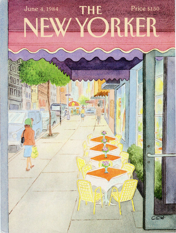 1984 New Yorker Magazine Cover, June 4, 1984﻿, Cover Only - Carey's Emporium