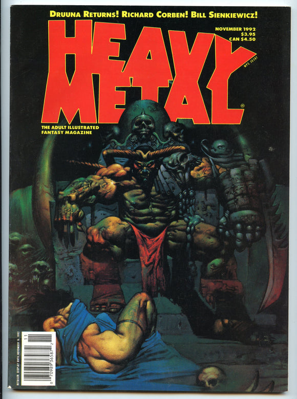 1992 Heavy Metal Magazine, November, 1992 [Magazine]