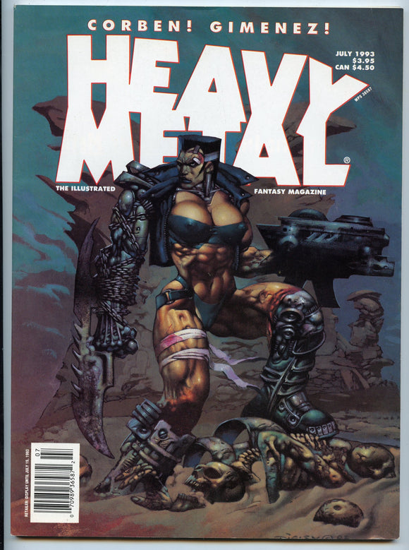 1993 Heavy Metal Magazine, July, 1993 [Magazine]
