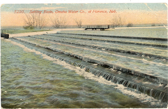 Settling Basin, Omaha Water Co., at Florence, NE - Carey's Emporium