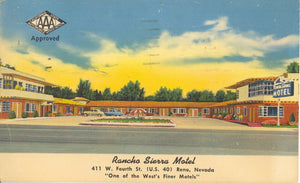 Rancho Sierra Motel, 411 W. Fourth St., Reno, NV - Carey's Emporium