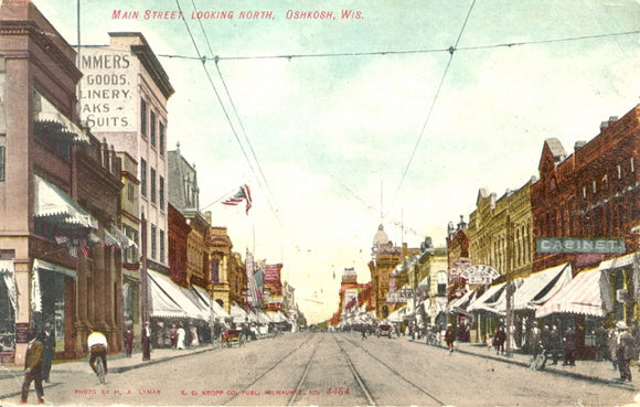 Main Street, Looking North, Oshkosh, WI - Carey's Emporium
