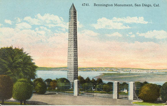 Bennington Monument, San Diego, CA - Carey's Emporium