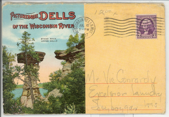 Picturesque Dells of the Wisconsin River Souvenir Folder - Carey's Emporium