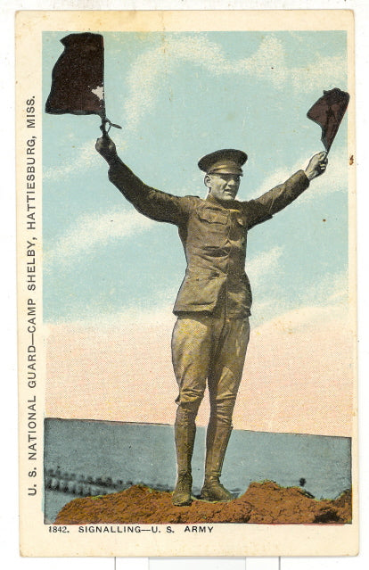 Signalling--U. S. Army, U. S. National Guard--Camp Shelby, Hattiesburg, MS - Carey's Emporium