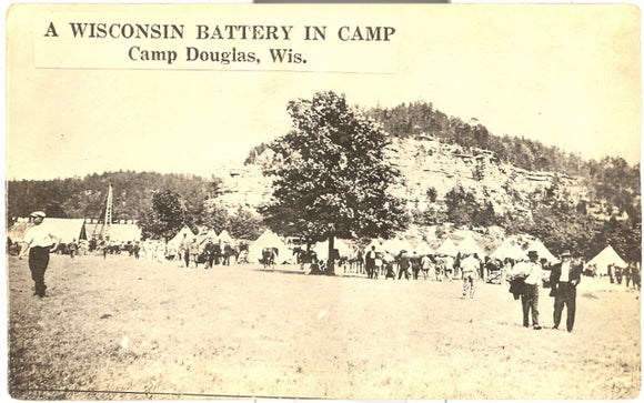 A Wisconsin Battery in Camp. Camp Douglas, WI - Carey's Emporium