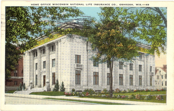 Home Office Wisconsin National Life Insurance Co., Oshkosh, WI - Carey's Emporium