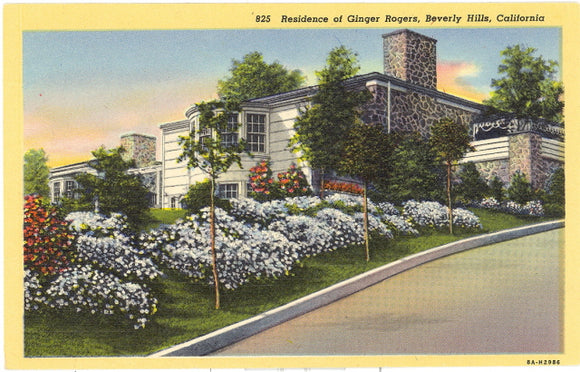 Residence of Ginger Rogers, Beverly Hills, CA - Carey's Emporium