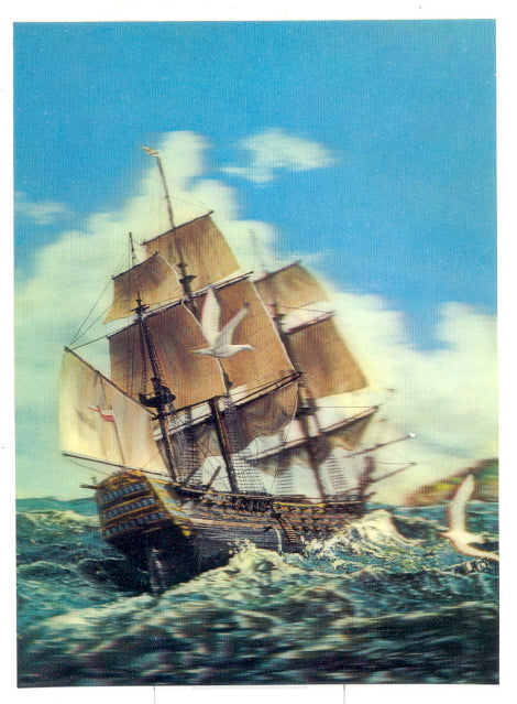 3-D Large Sailing Ship - Carey's Emporium