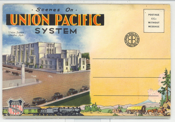 Scenes On Union Pacific System Souvenir Folder - Carey's Emporium