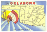 Oklahoma, The Sooner State Souvenir Folder - Carey's Emporium