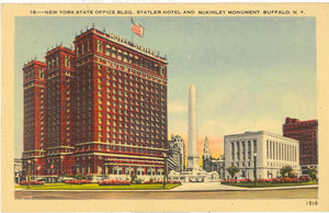 New York State Office Building, Statler Hotel and McKinley Monument, Buffalo, NY - Carey's Emporium