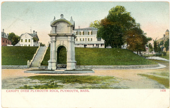 Canopy Over Plymouth Rock, Plymouth, MA - Carey's Emporium